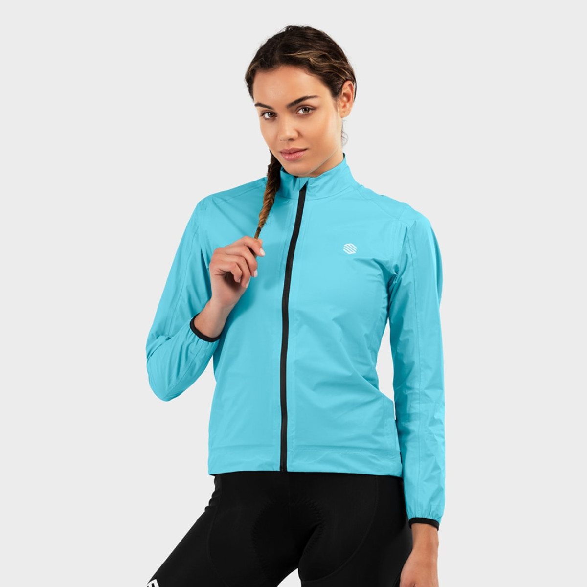 -40 Cycling Rain Jacket for Women Siroko J2 Blockhaus