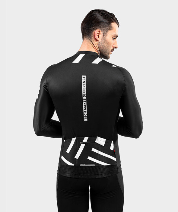 Endura Pixel Cloud - Maglia Ciclismo Manica Lunga MTB Uomo - Tessuto Riciclato E Asciugatura Rapida