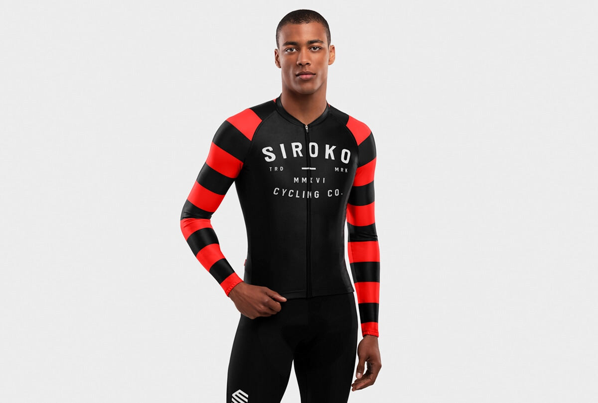 Siroko M2 Riedberg Heren Fietsjersey (Blauw/Grijs Siroko M2 Riedberg Heren Fietsjersey (Blauw/Grijs