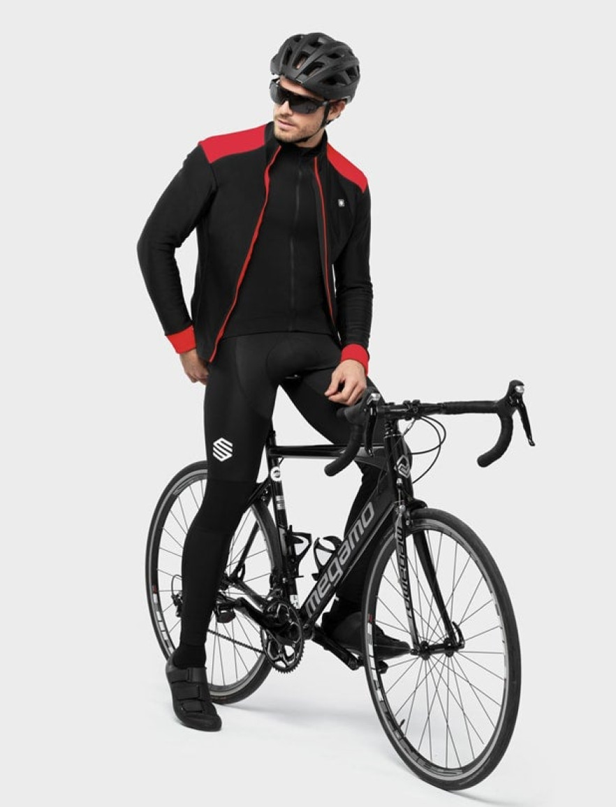 Zimco Pro - Chaqueta de ciclismo de invierno para hombre, diseño de alta  visibilidad, a prueba de viento, con aislamiento térmico