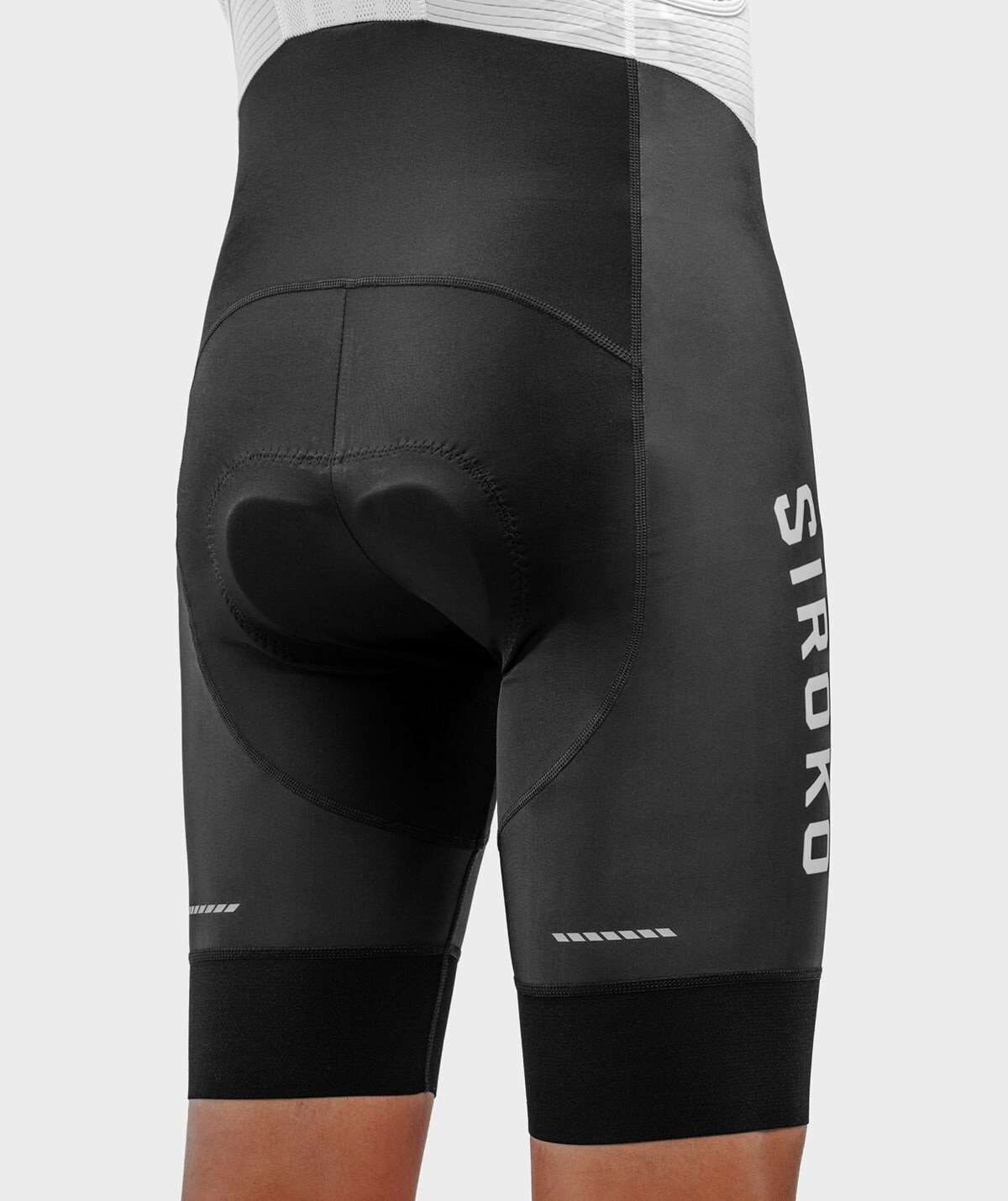 SIROKO - Fietsbroek Siroko Mortirolo - XS - Zwart/Wit SIROKO - Fietsbroek Siroko Mortirolo - XS - Zwart/Wit