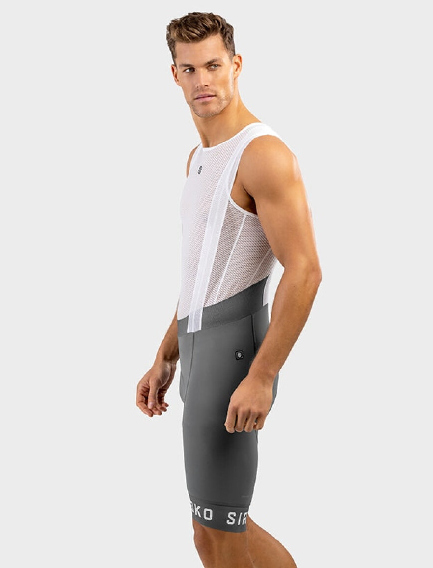 SIROKO - Fietsbroek Siroko BX Fassa - XS - Grijs/Wit SIROKO - Fietsbroek Siroko BX Fassa - XS - Grijs/Wit