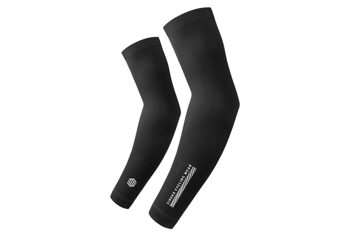 SIROKO Manchons De Cyclisme Climatik Noir - Protection Solaire UPF50+ Homme Et Femme