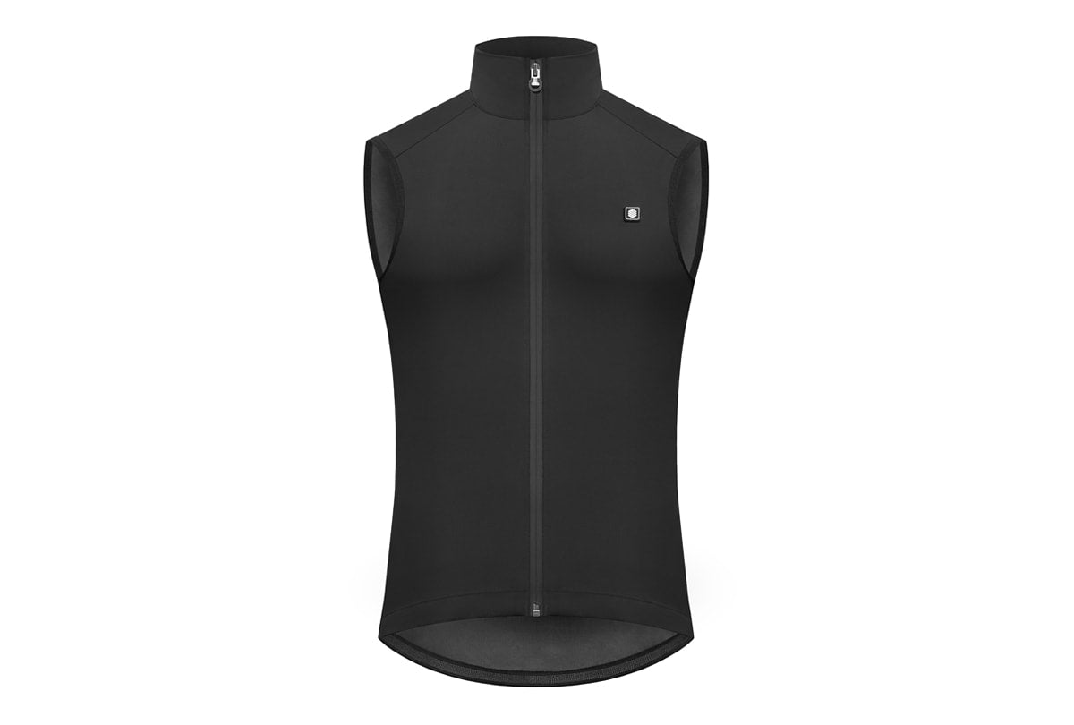 Siroko SRX Pro layer, wasserfeste und winddichte Fahrradweste srx ultra warm cycling vest frontal
