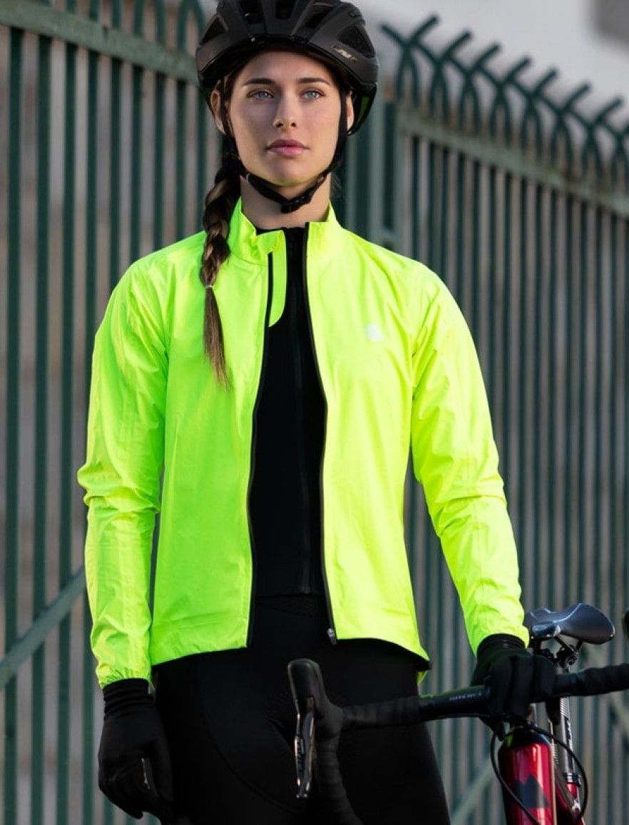 Frío Ropa Ciclismo Lluvia Chaqueta Térmica Cortavientos Resistente